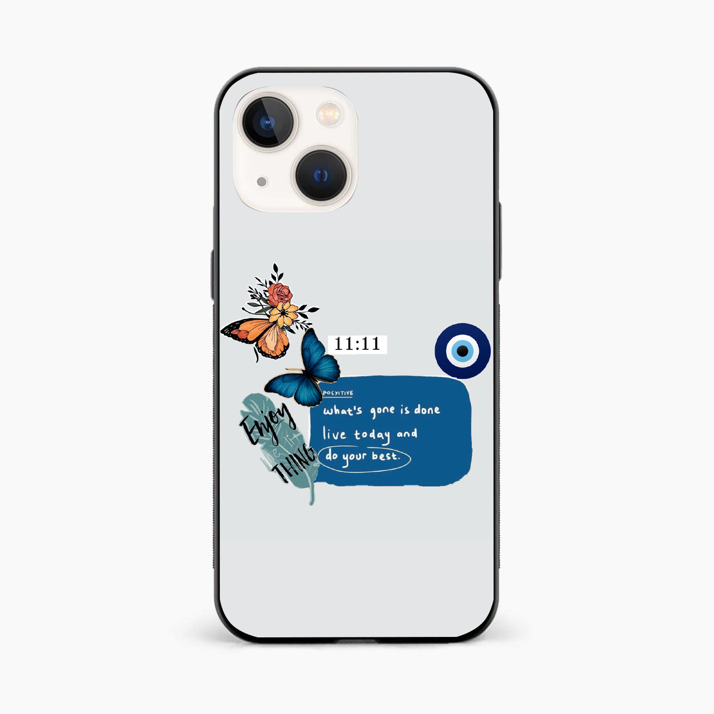 11:11 Positive Vibes Iphone 13 Back Cover