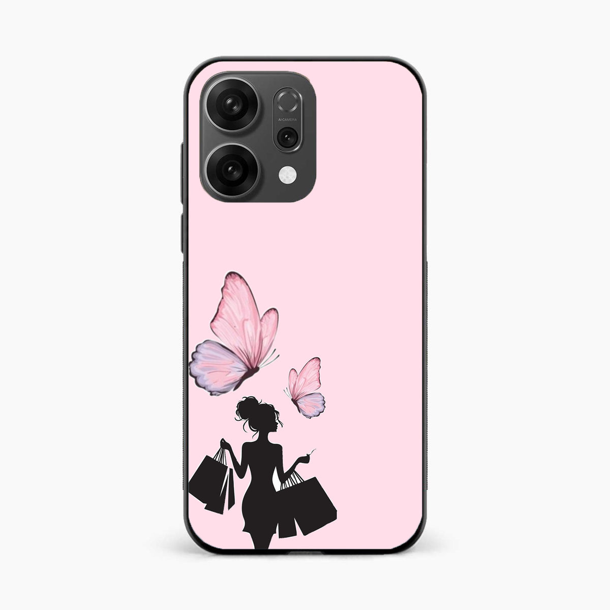 Butterfly Babe Aesthetic Oppo Reno 14 5G Back Cover