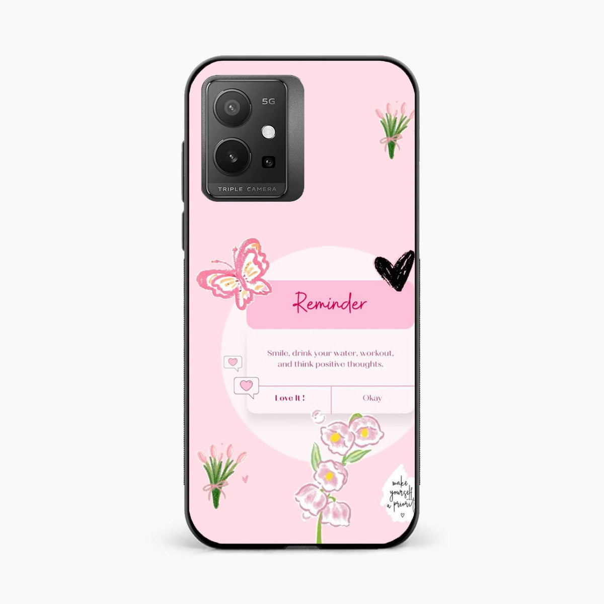 Floral Reminder Vivo T1 5G Back Cover