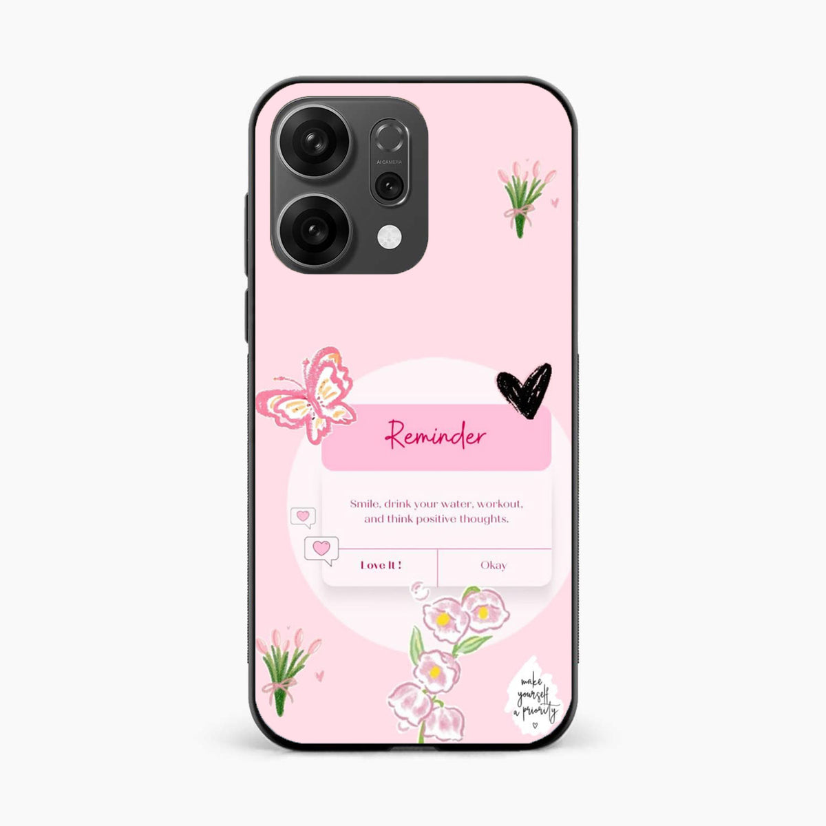 Floral Reminder Oppo Reno 14 5G Back Cover