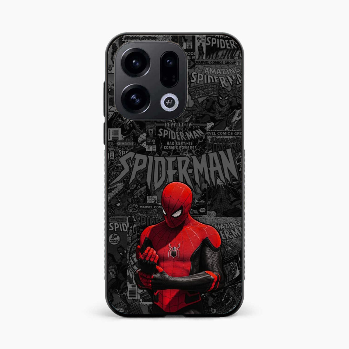 Spider Man Black Theme Oppo Find X9 5G Back Cover