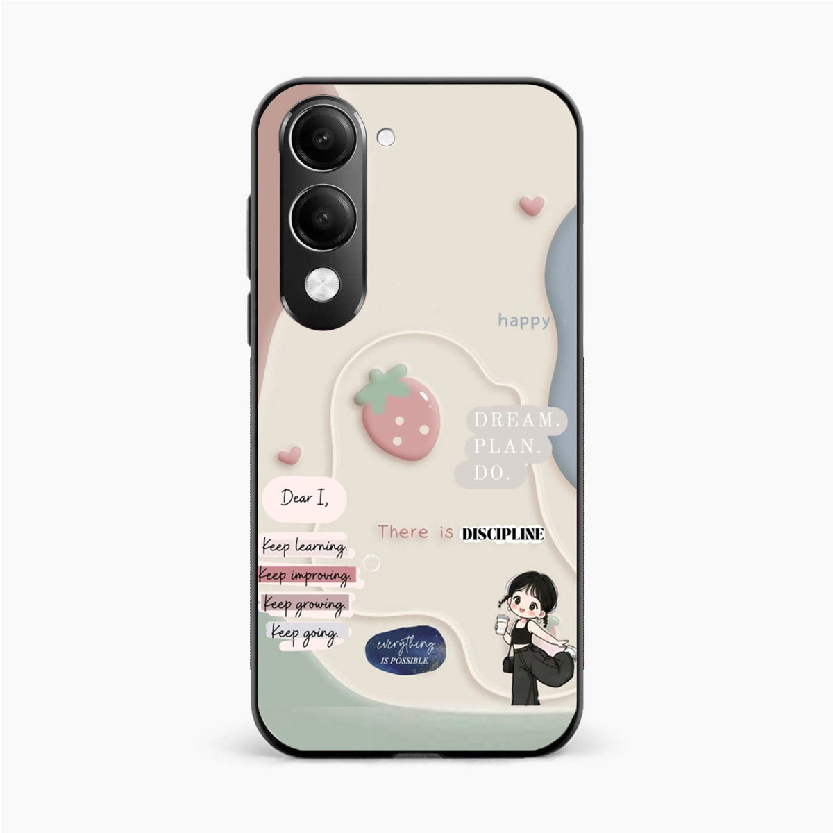 Dream Plan Do Vibes Vivo Y19 5G Back Cover