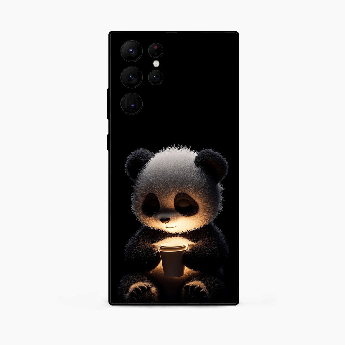 Soft Glow Panda Samsung S25 Ultra Back Cover