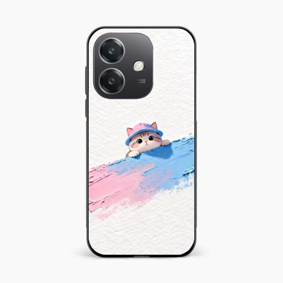 Cute Peekaboo Kitty Oppo A3x 5G Back Cover