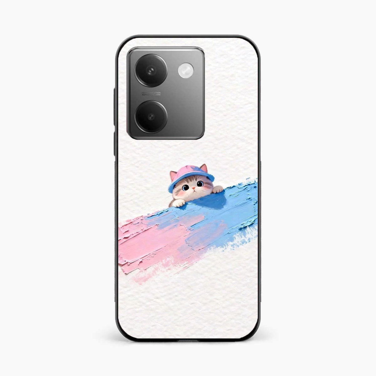 Cute Peekaboo Kitty Vivo Y200 Pro 5G Back Cover