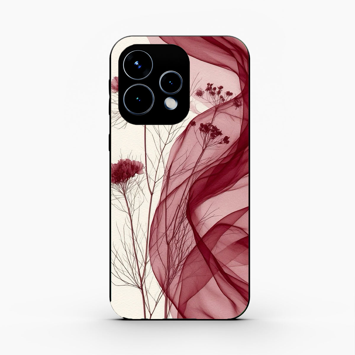 Red Floral Dream Oppo Reno 15 5G Back Cover