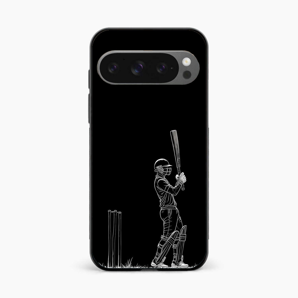 Cricket Minimal Line Art Google Pixel 9 Pro XL Back Cover