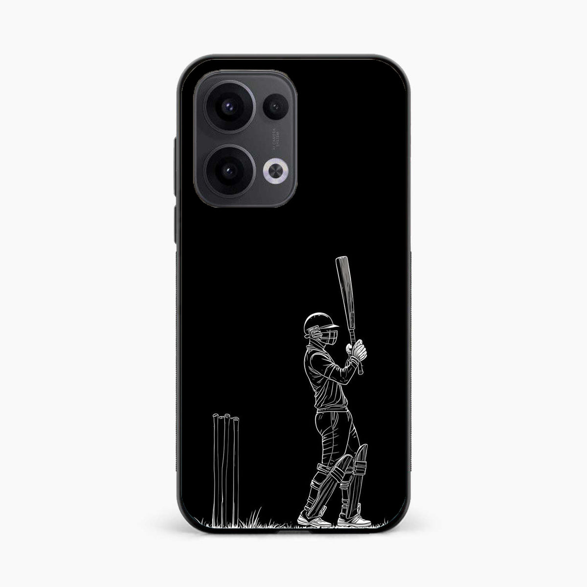 Cricket Minimal Line Art Oppo Reno 13 5G Back Cover