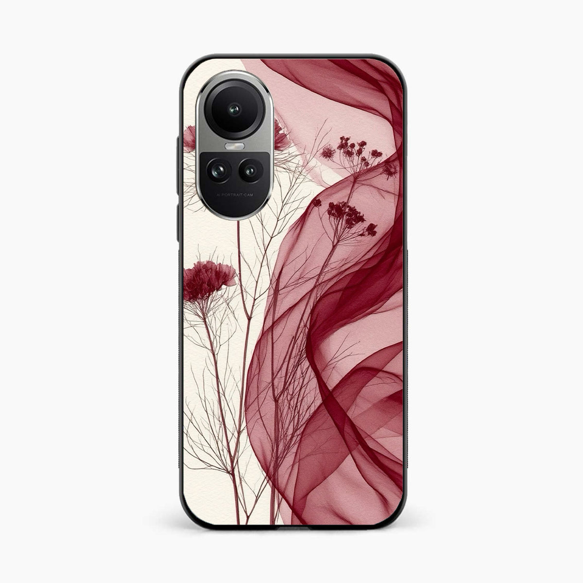 Red Floral Dream Oppo Reno 10 Pro Back Cover