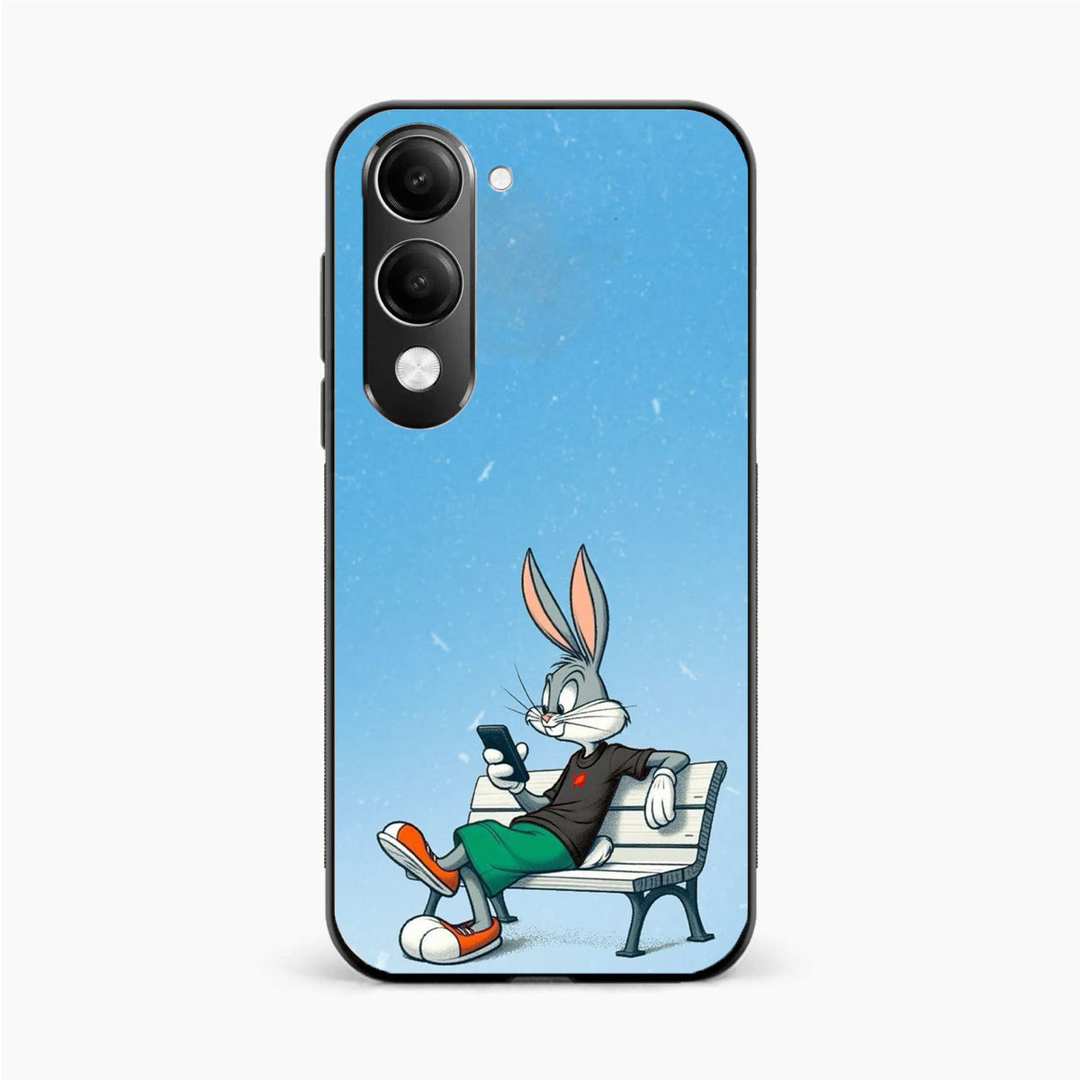 Chill Bunny Aesthetic Vivo Y19s 5g Back Cover