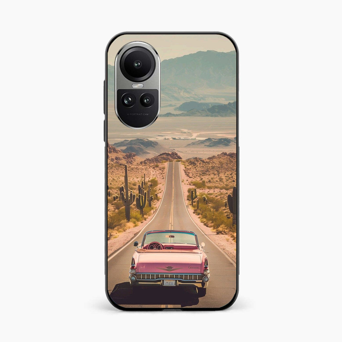 Classic Car Scenic Oppo Reno 10 Back Cover