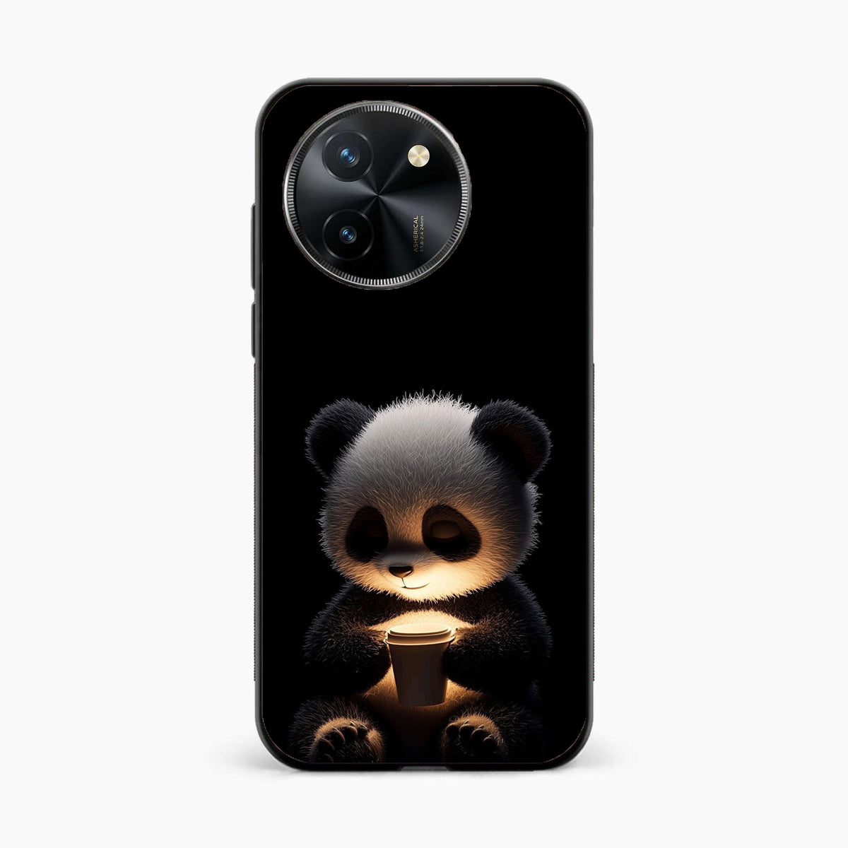 Soft Glow Panda Vivo T3x 5G Back Cover