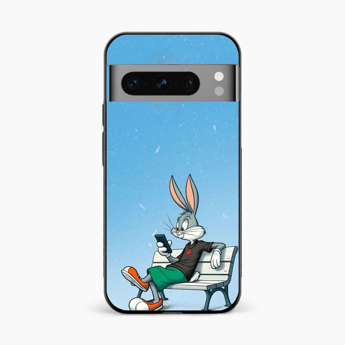 Chill Bunny Aesthetic Google Pixel 8 Pro Back Cover