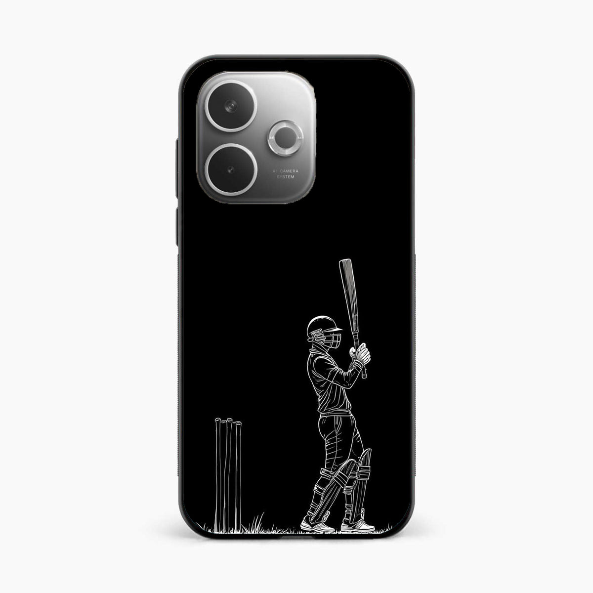 Cricket Minimal Line Art Oppo A5 Pro 5G Back Cover