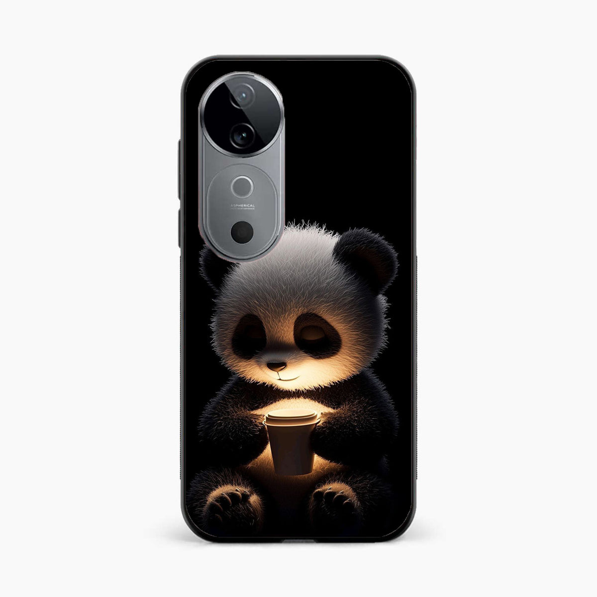 Soft Glow Panda Vivo V40 Pro 5G Back Cover