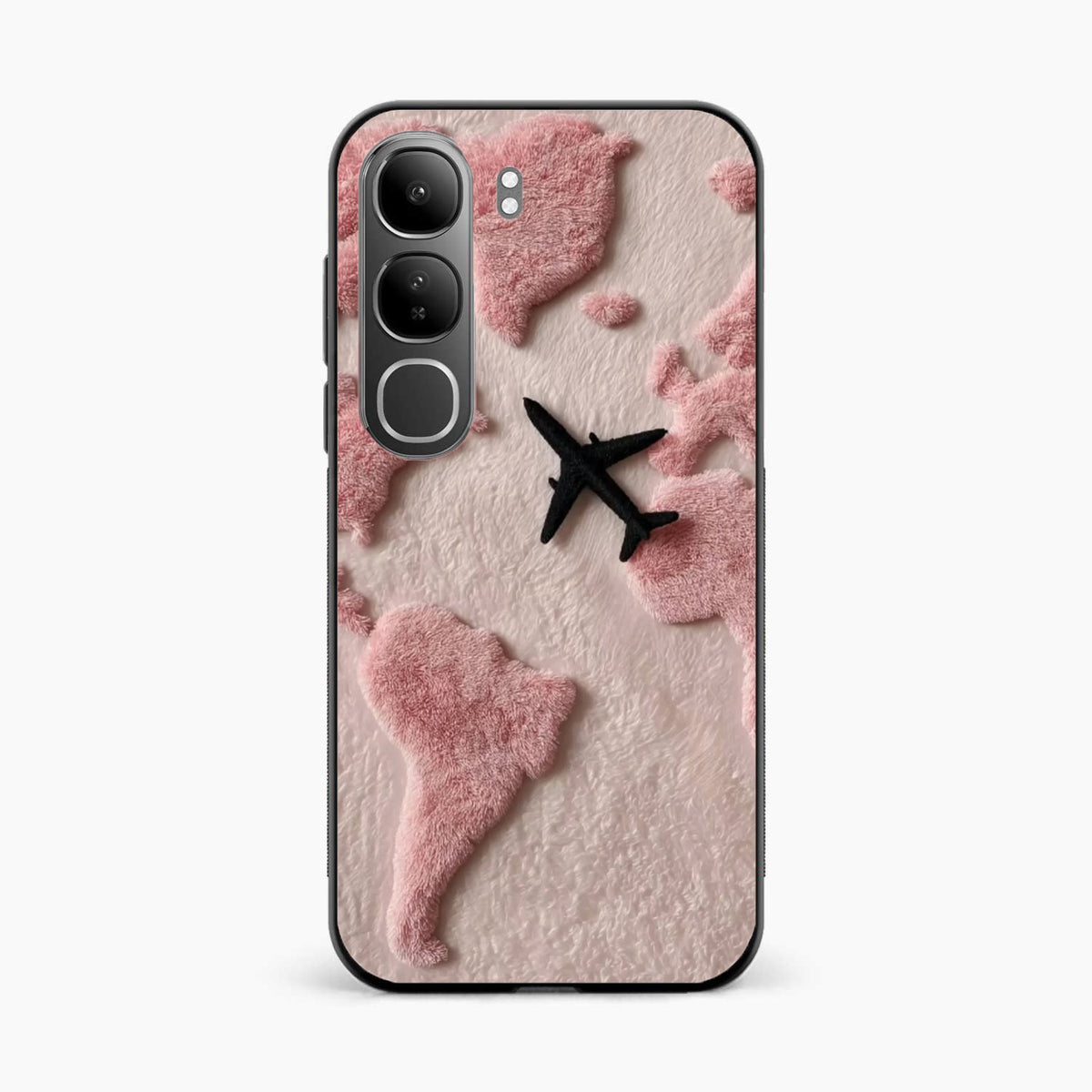 Pink Travel Mood Vivo Y300 5G Back Cover