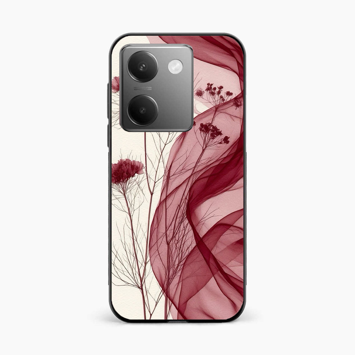 Red Floral Dream Vivo Y200 Pro 5G Back Cover