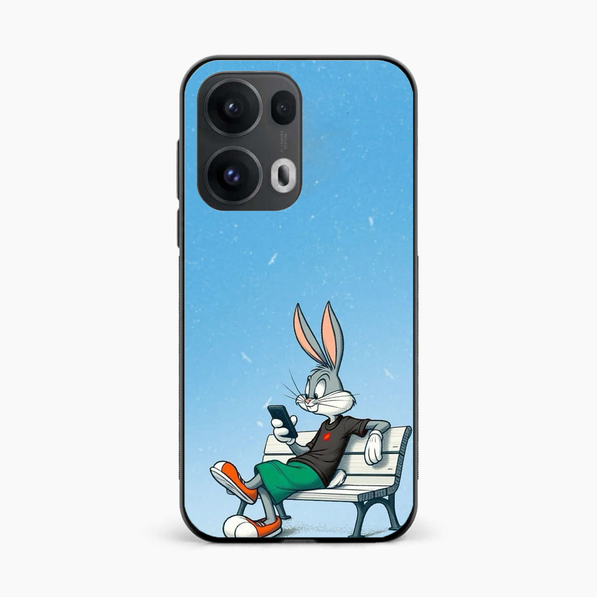 Chill Bunny Aesthetic Oppo Reno 13 Pro 5G Back Cover