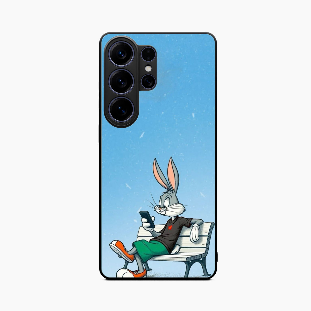 Chill Bunny Aesthetic Samsung S26 Ultra Back Cover