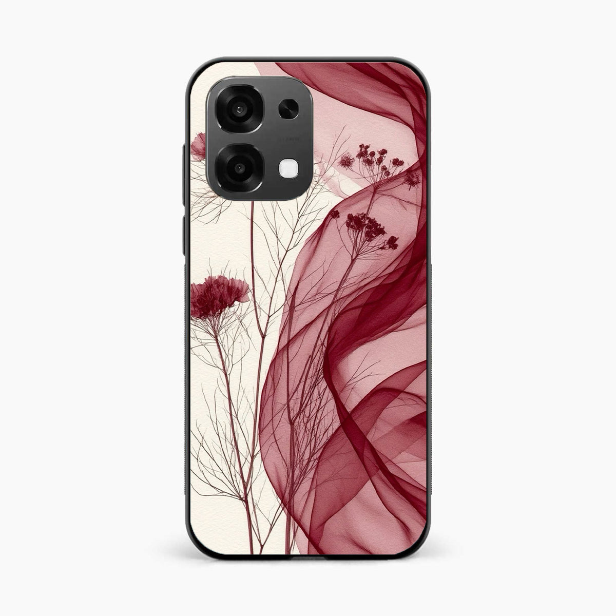 Red Floral Dream Oppo F31 5G Back Cover