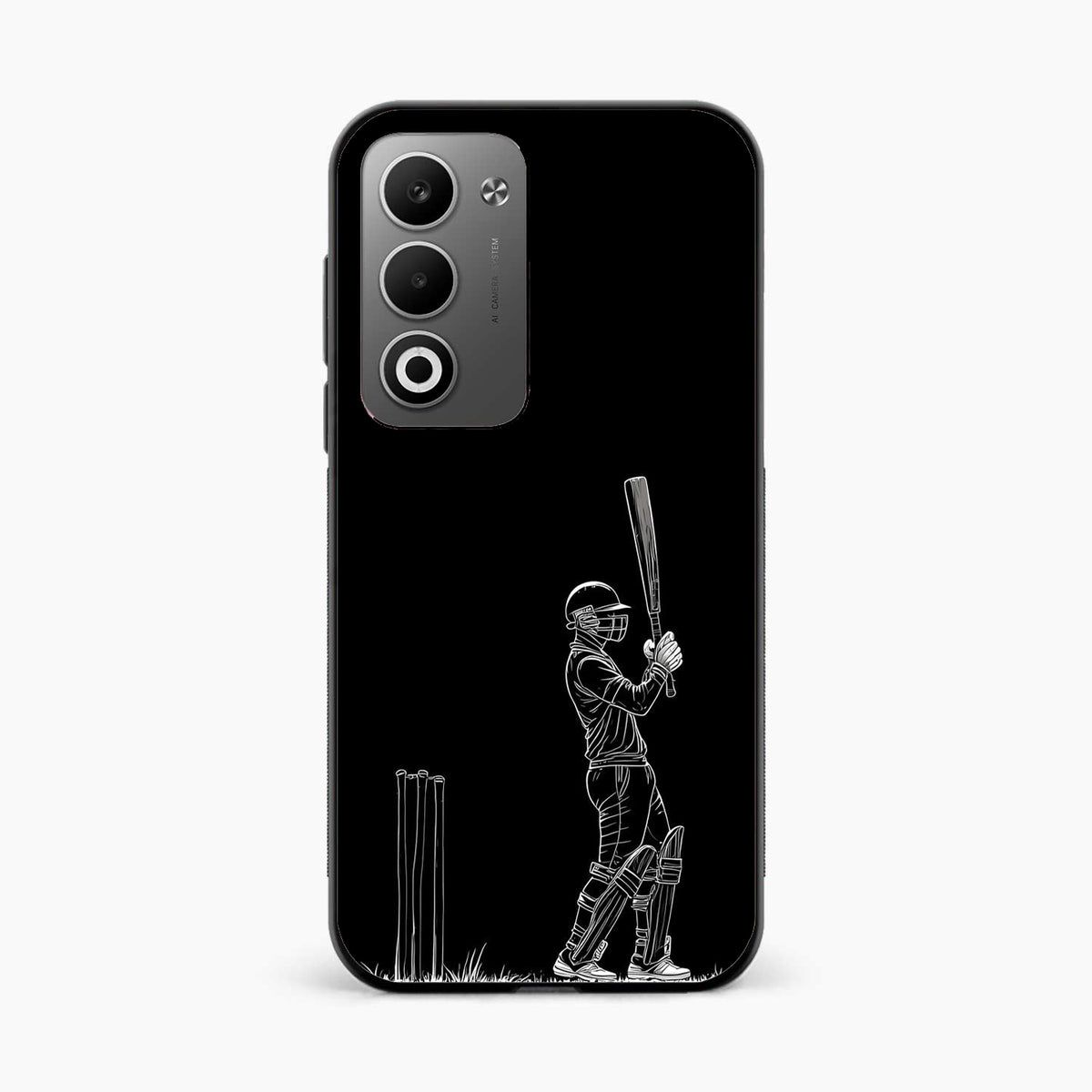 Cricket Minimal Line Art Oppo A5 5G Back Cover