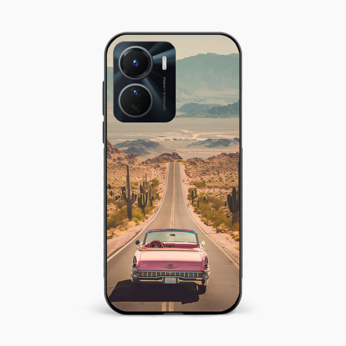 Classic Car Scenic Vivo Y16 Back Cover