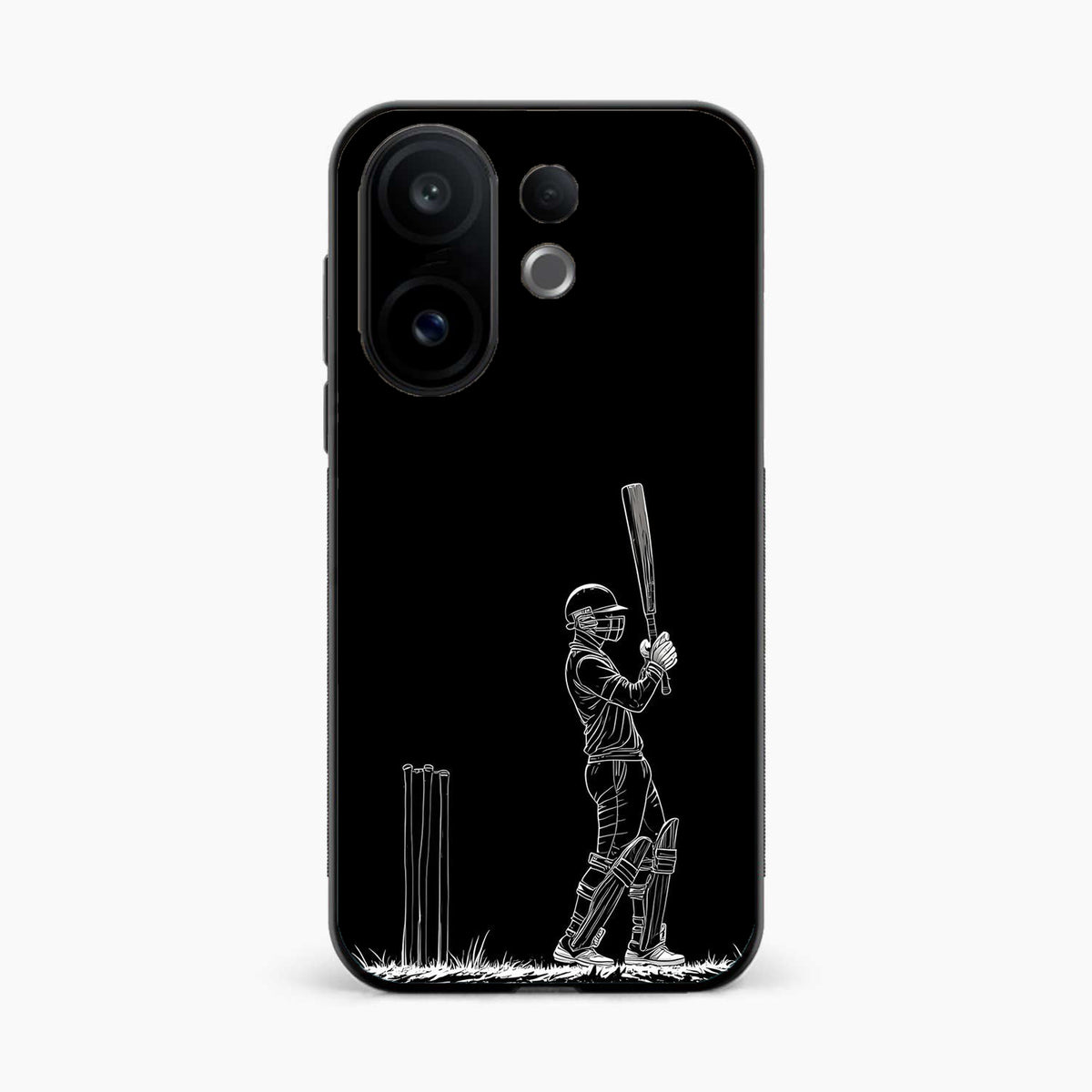 Cricket Minimal Line Art Vivo V60 5G Back Cover