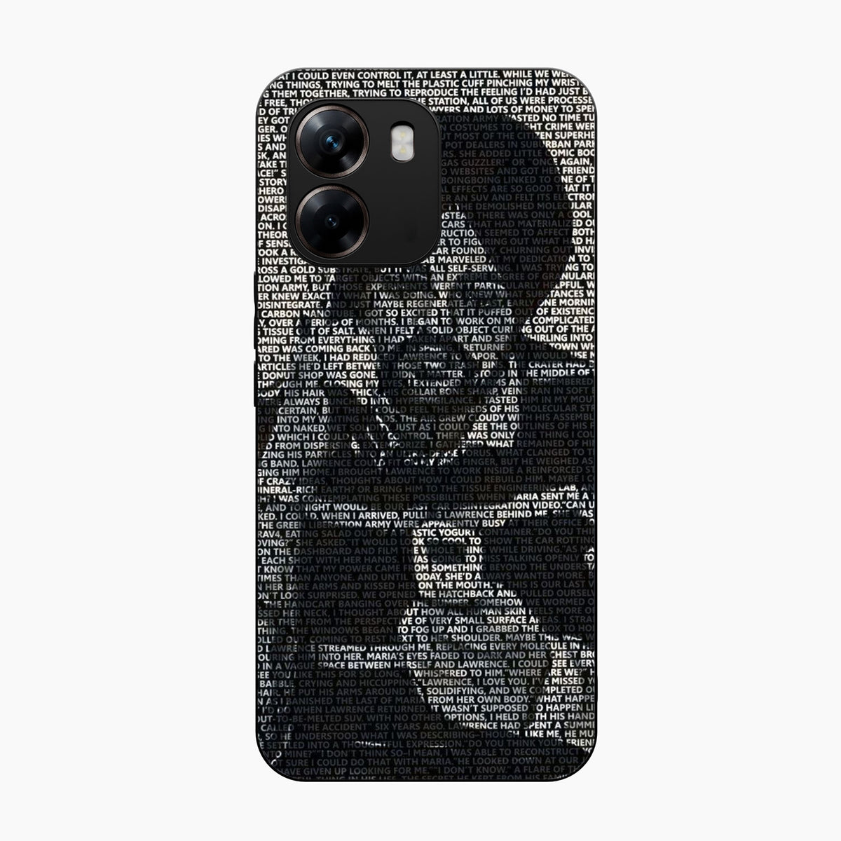 Sidhu Moosewala Minimal Text Art Oppo A6x 5g Back Covers