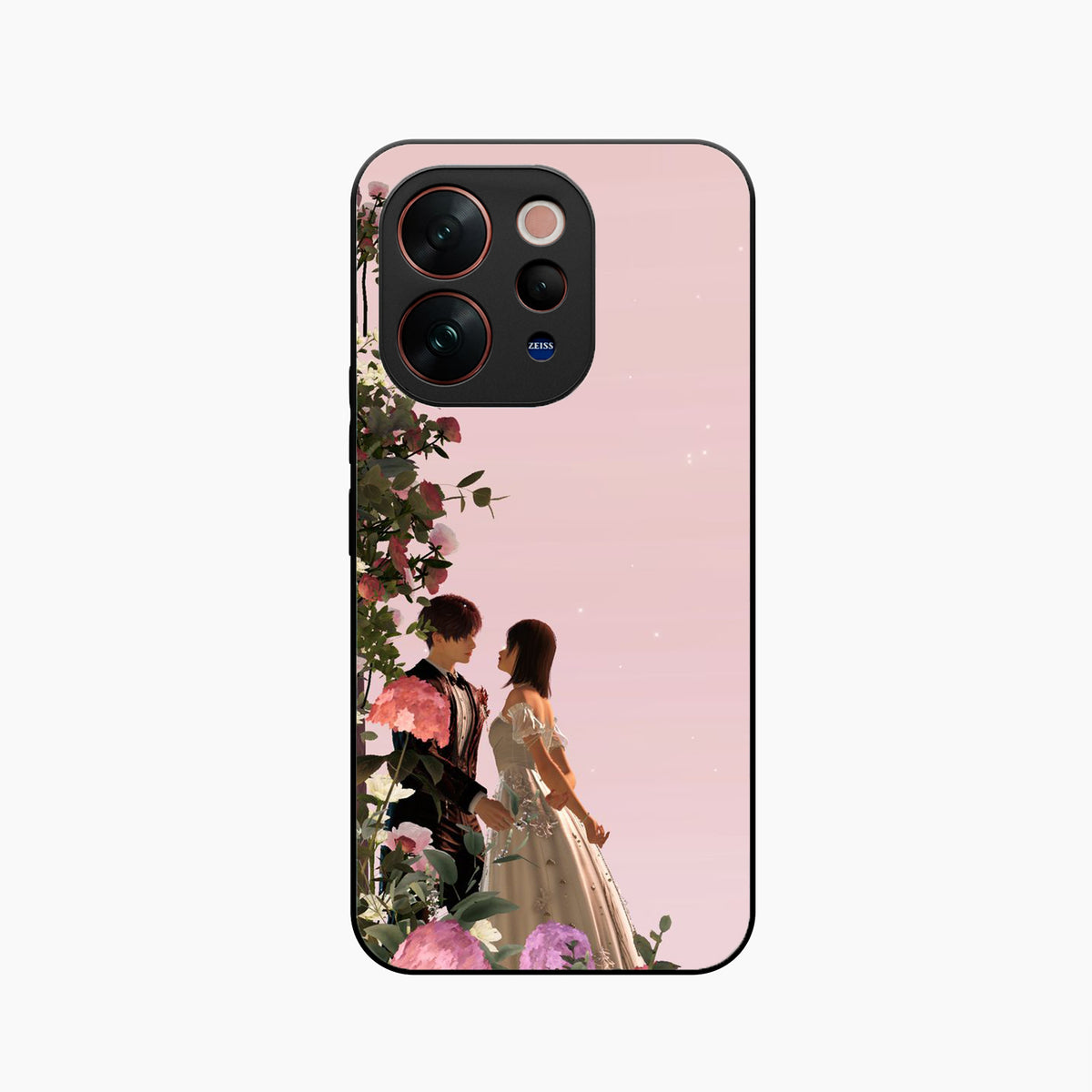 Romantic Blossom Couple Vivo V70 5G Back Cover