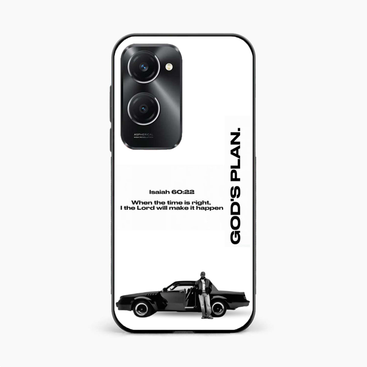 Faith Quote Minimal Vivo Y28s 5G Back Cover