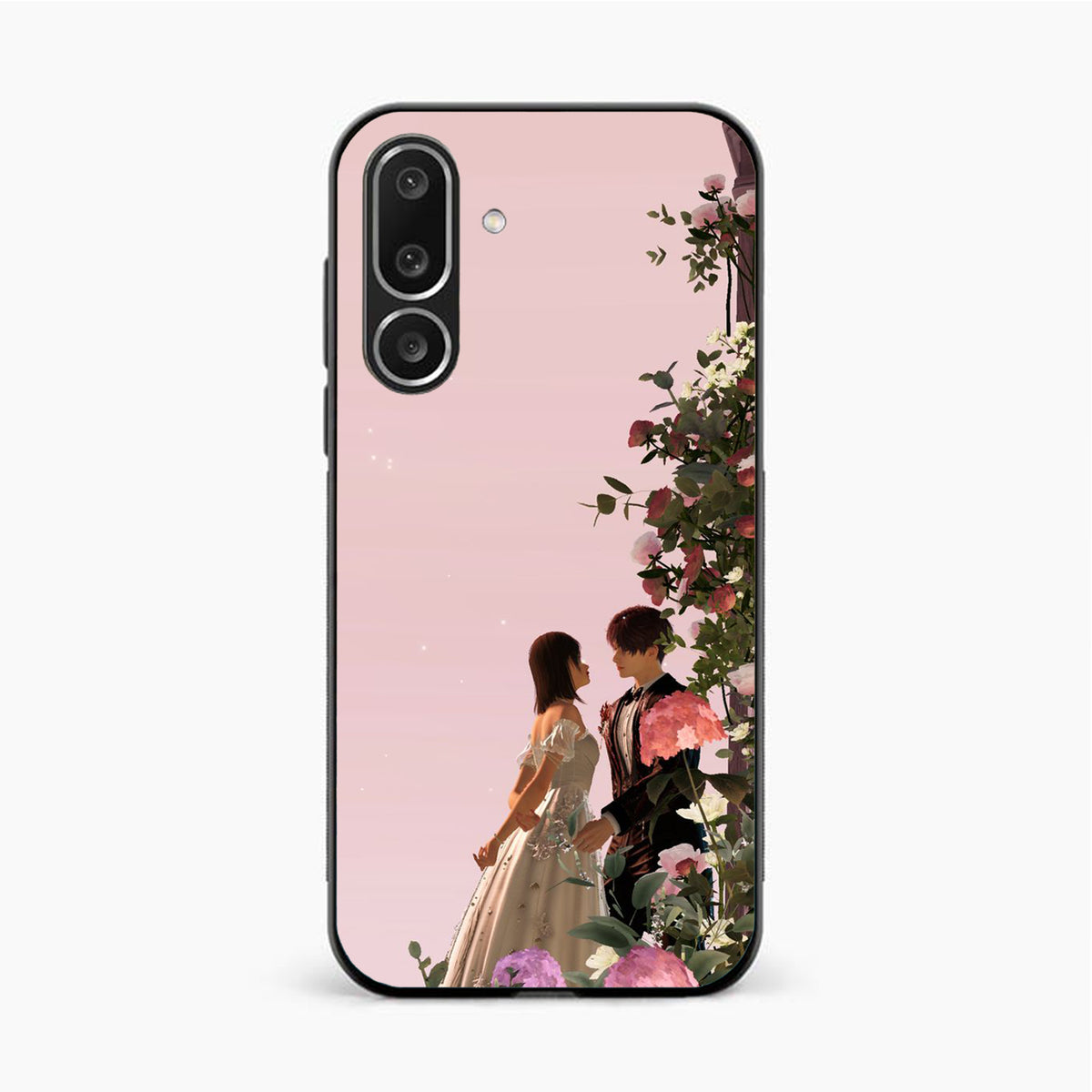 Romantic Blossom Couple Samsung F56 Back Cover