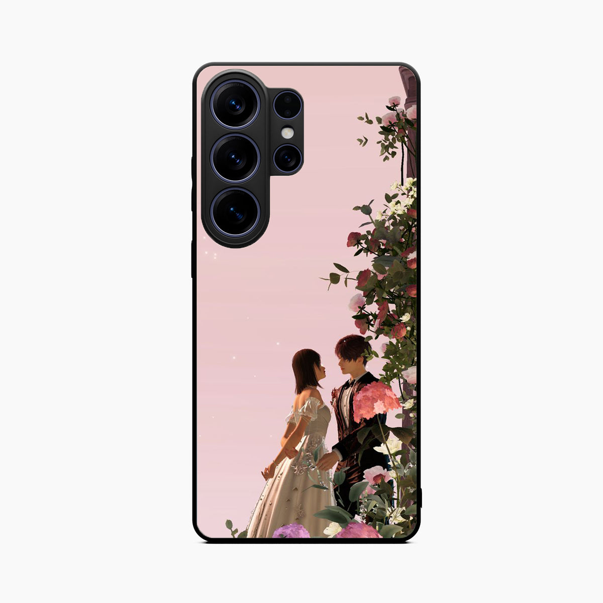 Romantic Blossom Couple Samsung S26 Ultra Back Cover