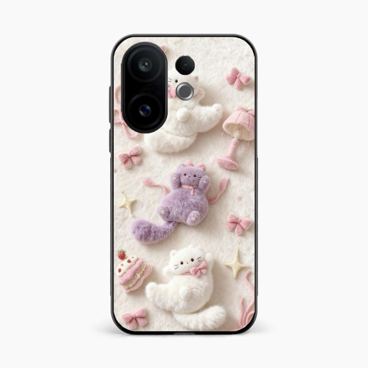 Fluffy Kitty Vivo T4 Pro 5G Back Cover