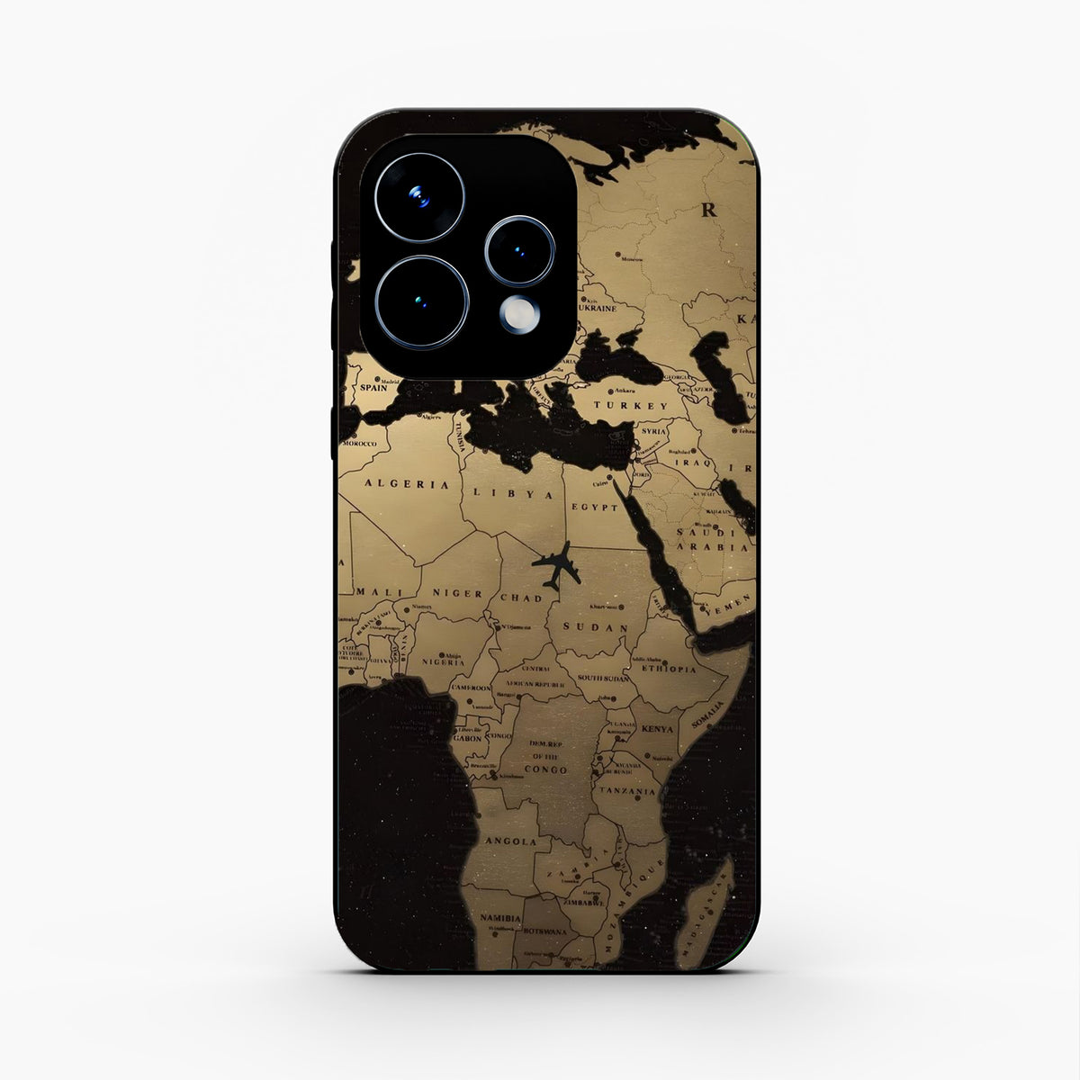 World Map Oppo Reno 15 5G Back Cover