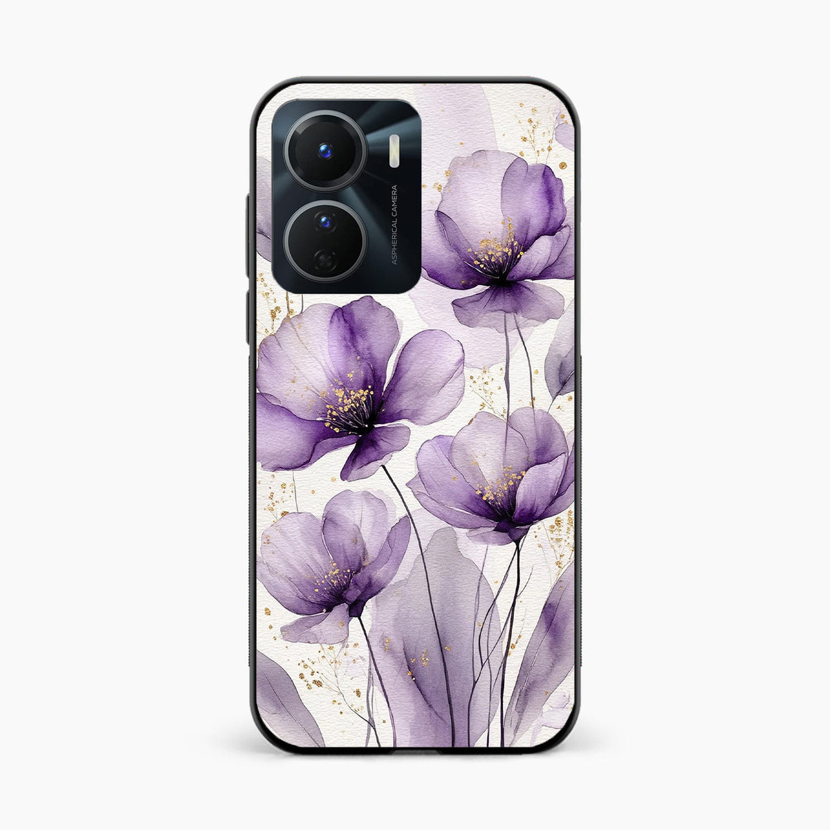 Lavender Bloom Elegance Vivo Y16 Back Cover