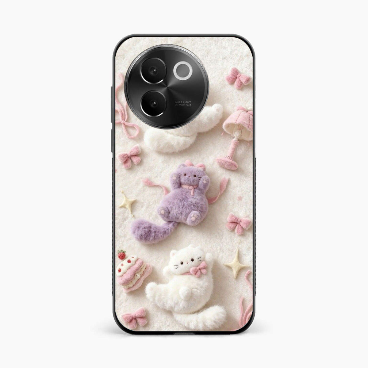 Fluffy Kitty Vivo V30e 5g Back Cover