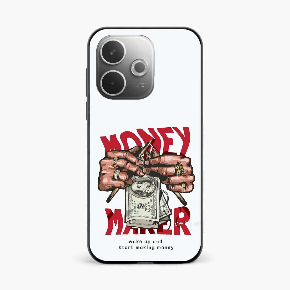 Hustle Money Art Oppo A5 Pro 5g Back Covers