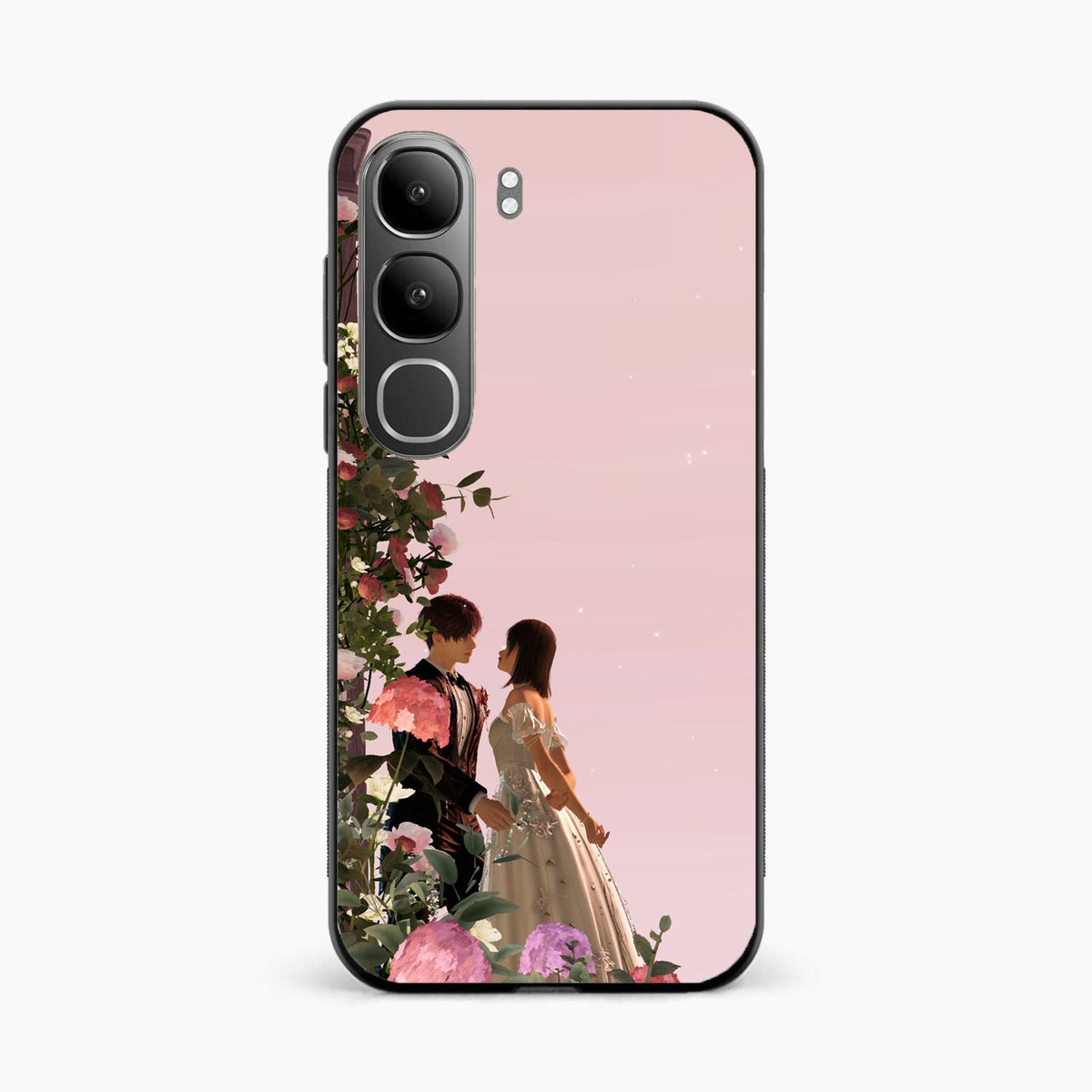 Romantic Blossom Couple Vivo Y31 5G Back Cover