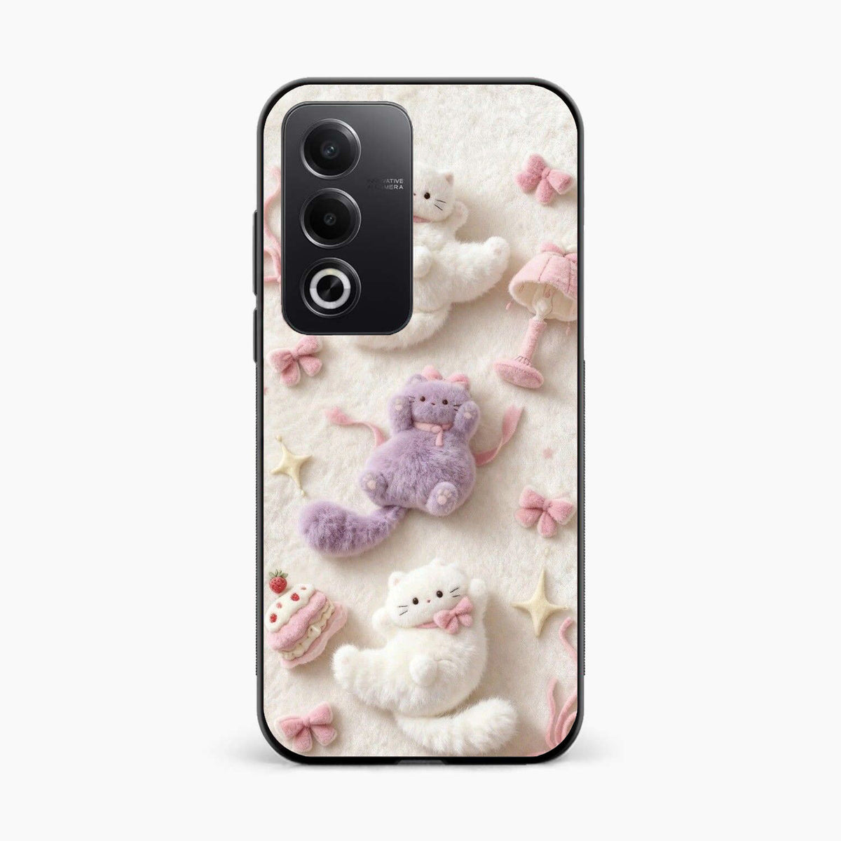 Fluffy Kitty Oppo A3 Pro Back Cover