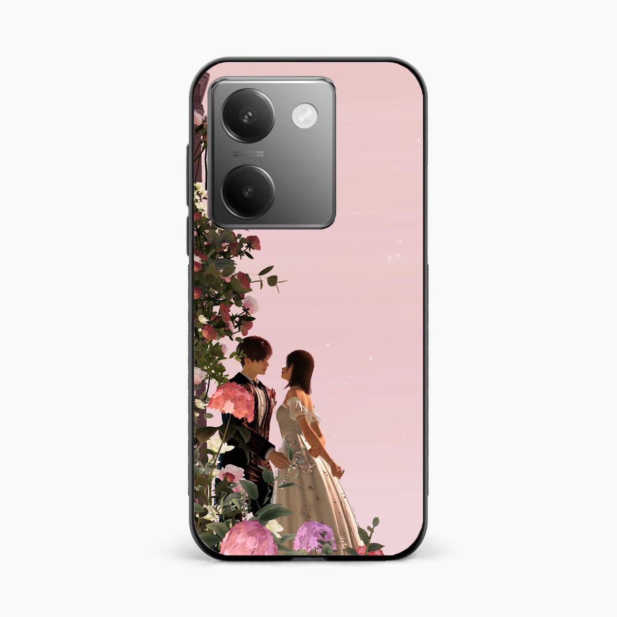 Romantic Blossom Couple Vivo Y200 Pro 5G Back Cover