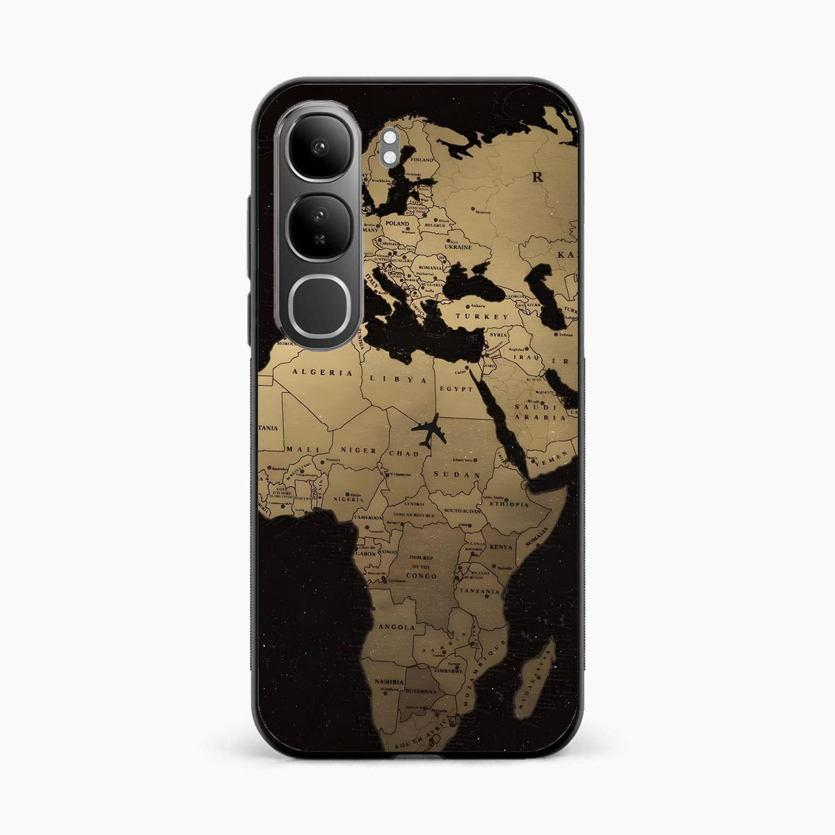World Map Vivo Y300 5G Back Cover