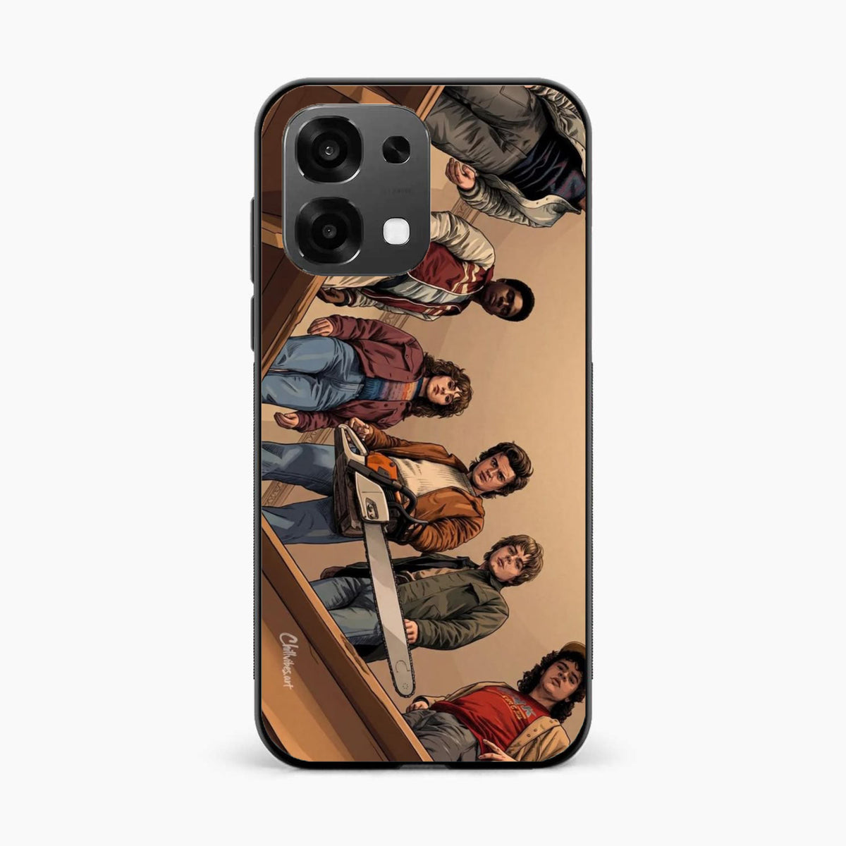 Stranger Squad Oppo F31 5G Chainsaw Back Cover