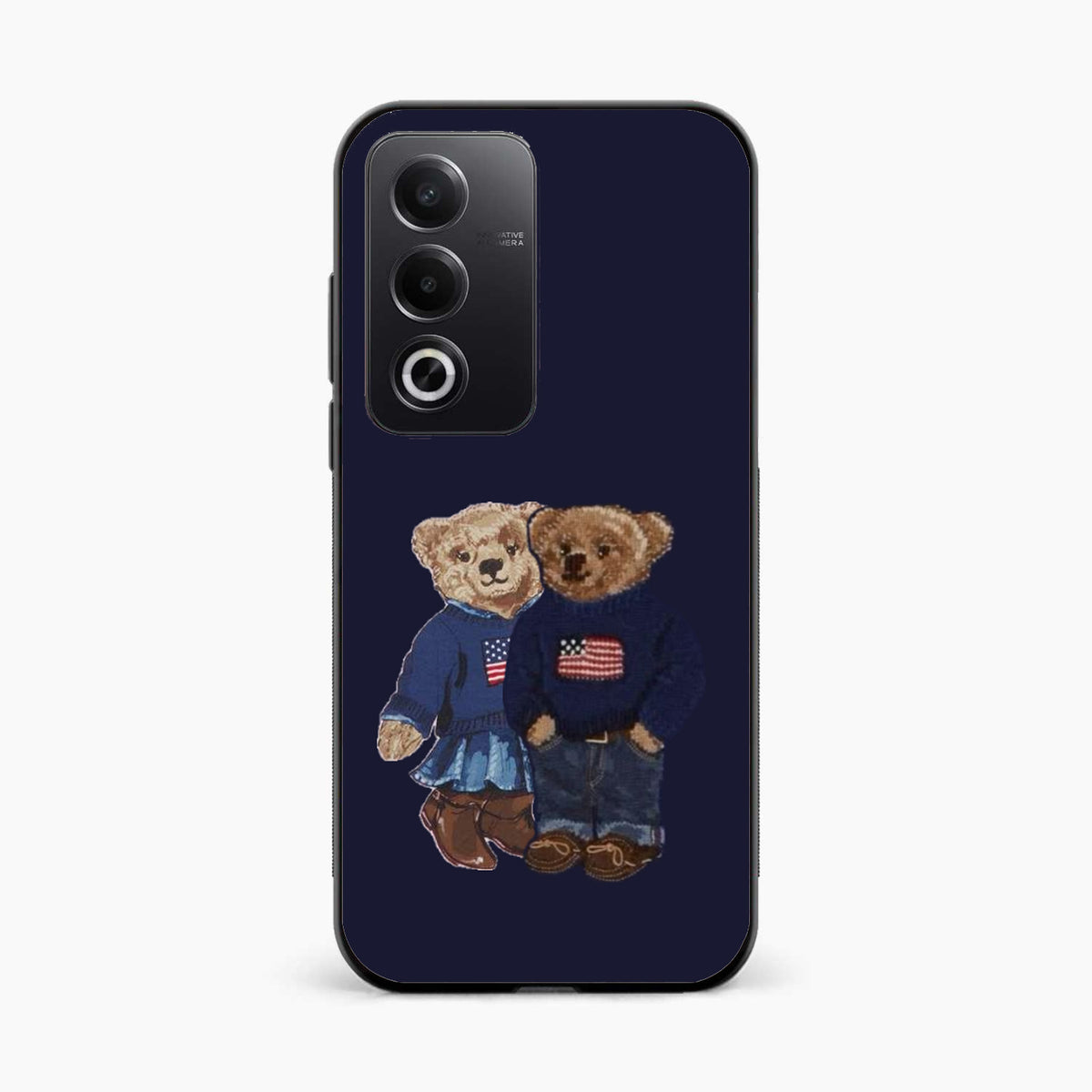 Cute Bear Couple Oppo A3 Pro Back Covers