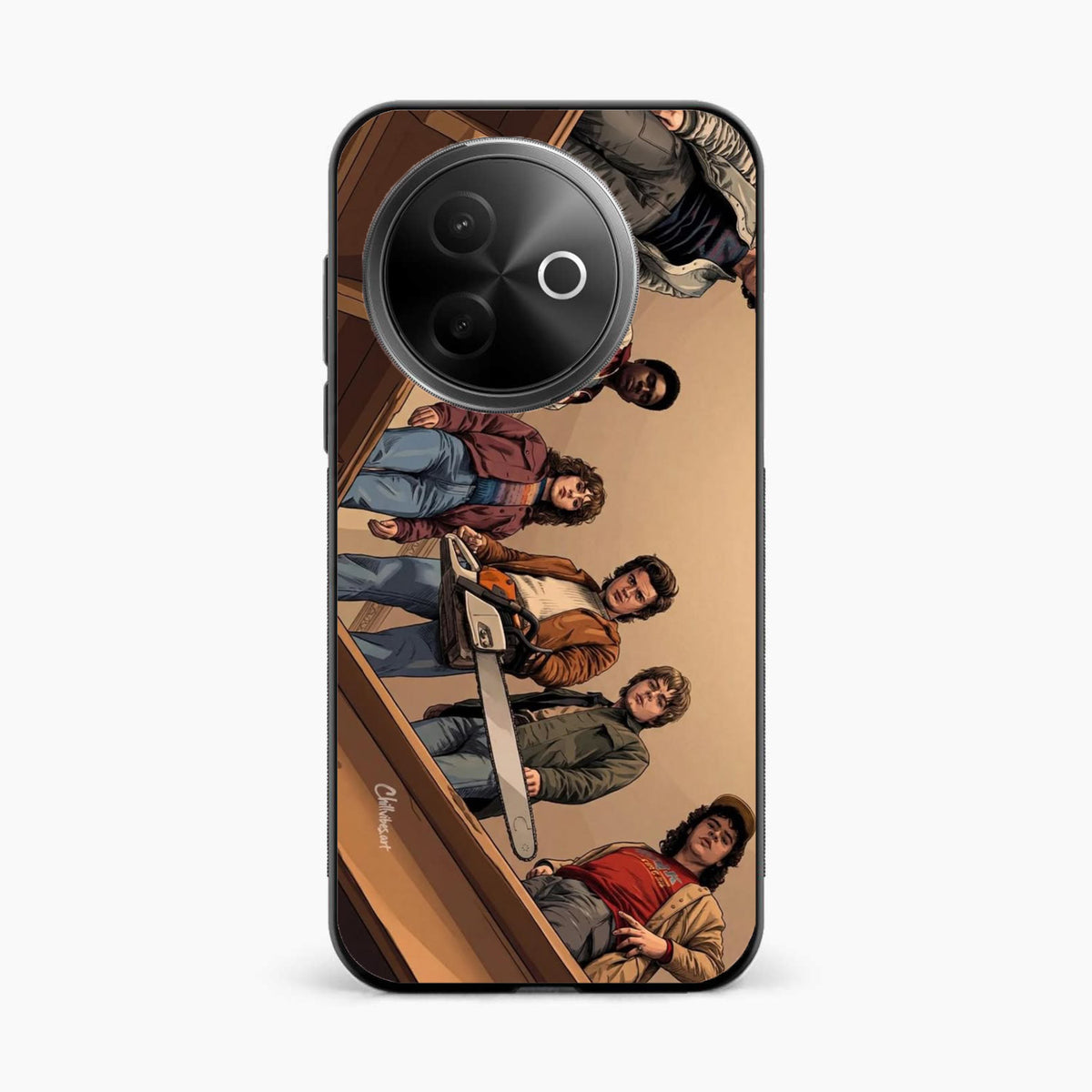Stranger Squad Vivo Y39 5G Chainsaw Back Cover