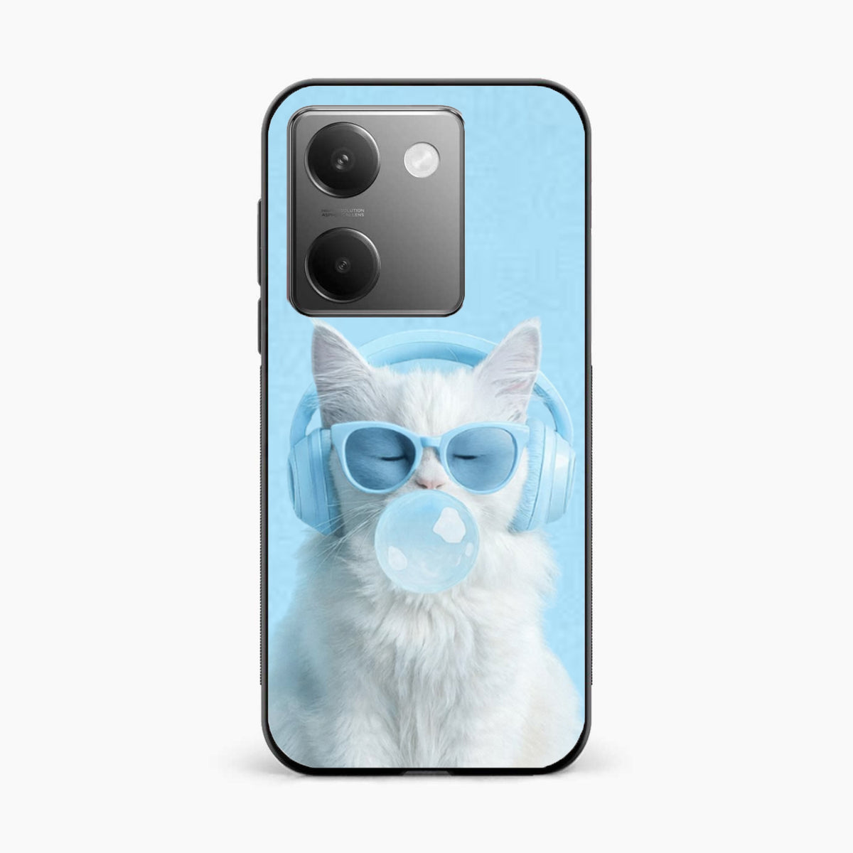 Cute Kitty Music Vibes Vivo Y200 Pro 5G Back Cover