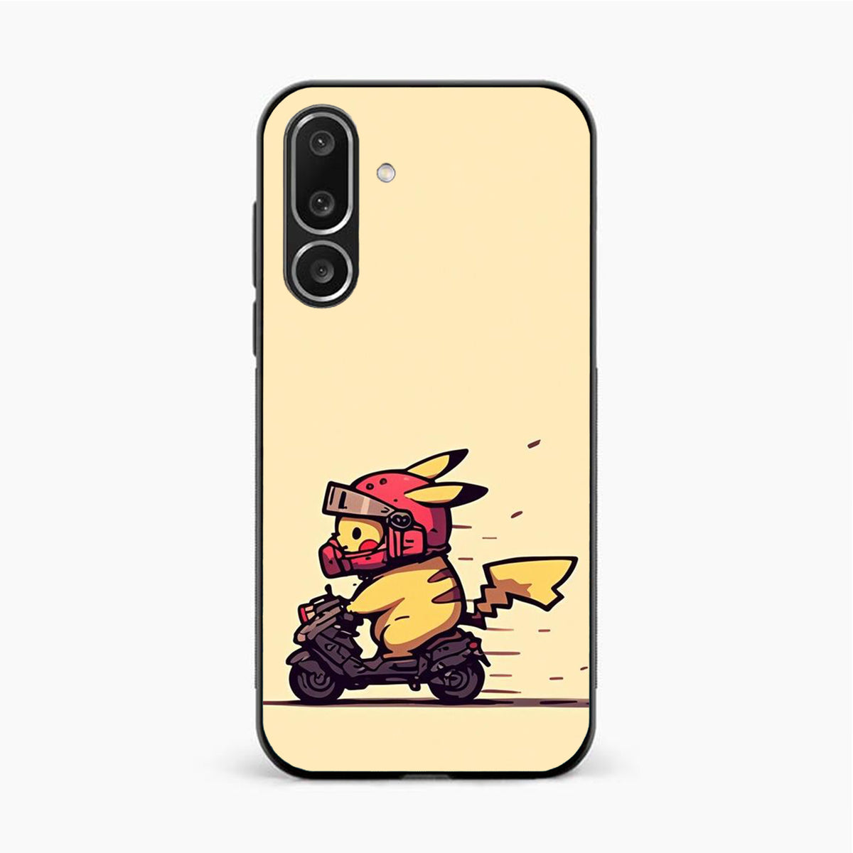 Cute Biker Pikachu Samsung F56 Back Cover