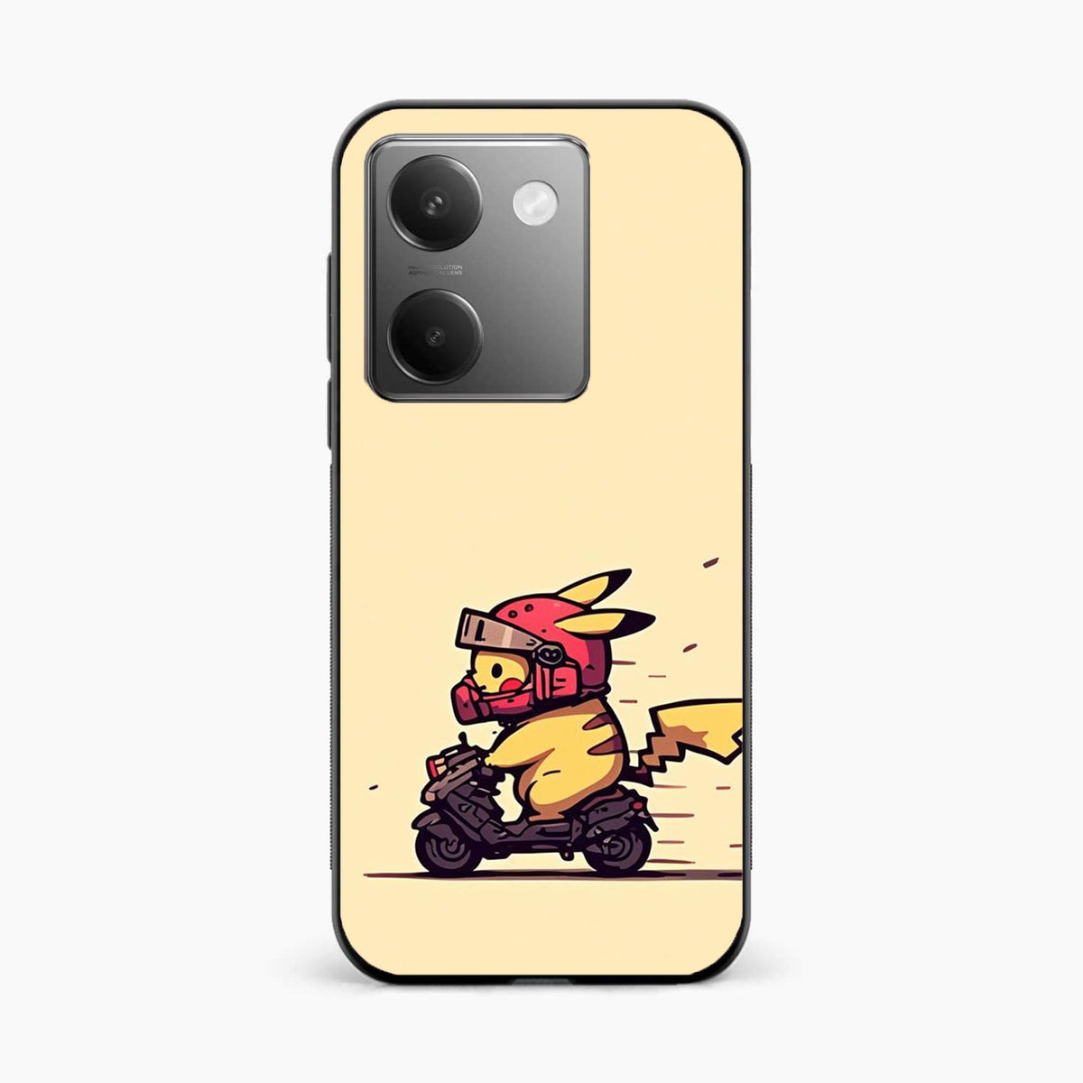 Cute Biker Pikachu Vivo Y200 Pro 5G Back Cover
