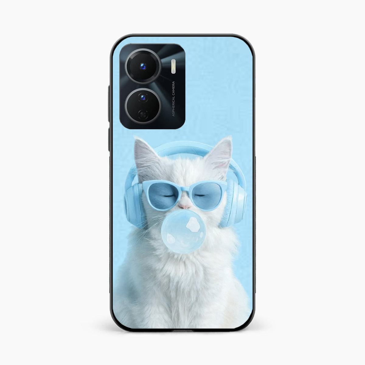 Cute Kitty Music Vibes Vivo Y16 Back Cover