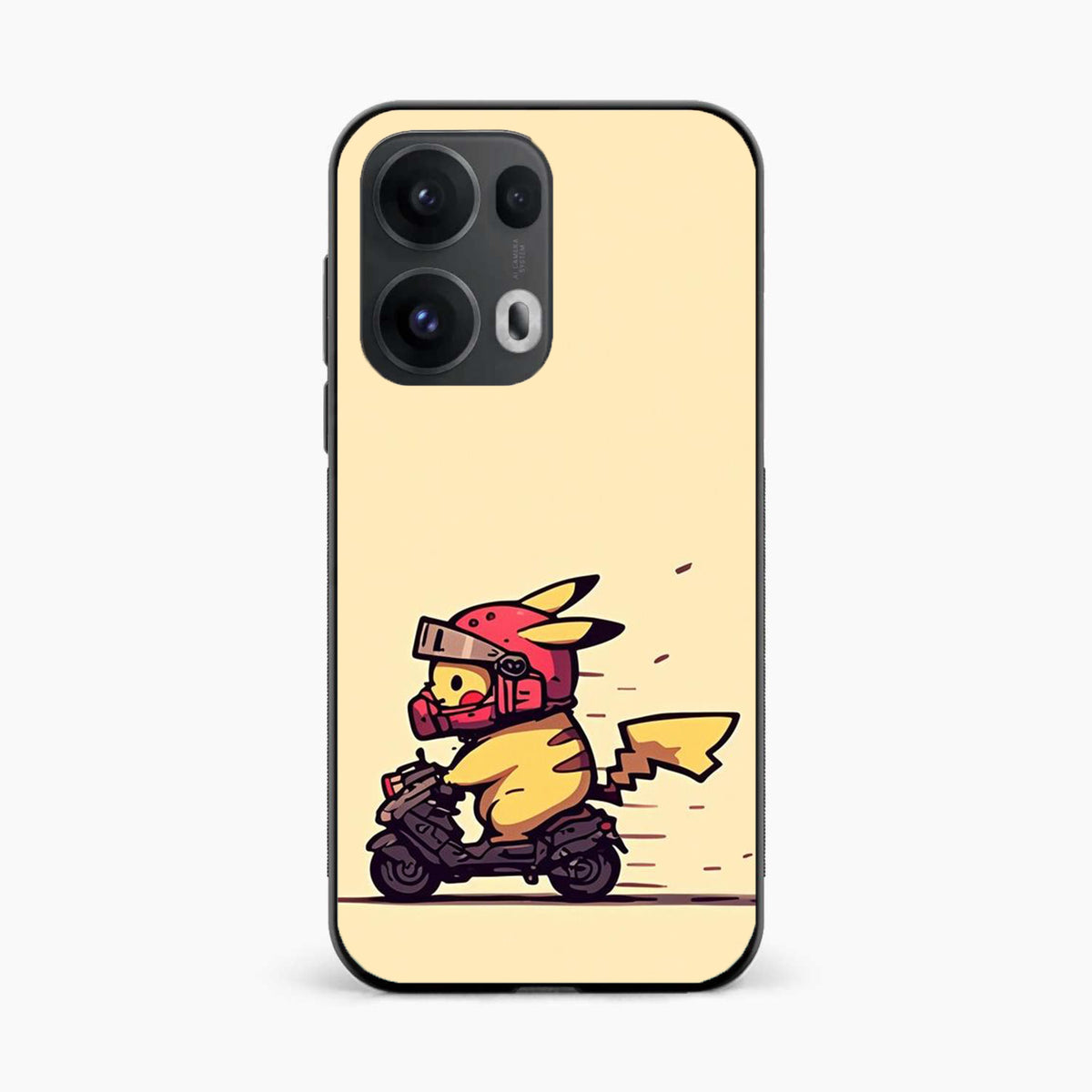 Cute Biker Pikachu Oppo Reno 13 Pro 5G Back Cover