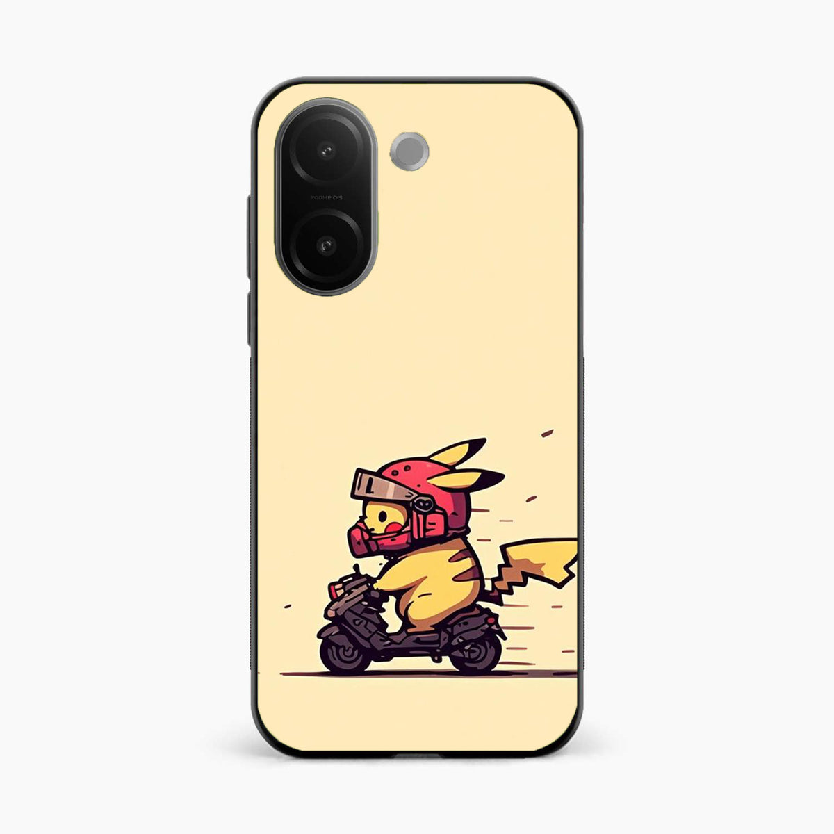 Cute Biker Pikachu Vivo V60e 5G Back Cover